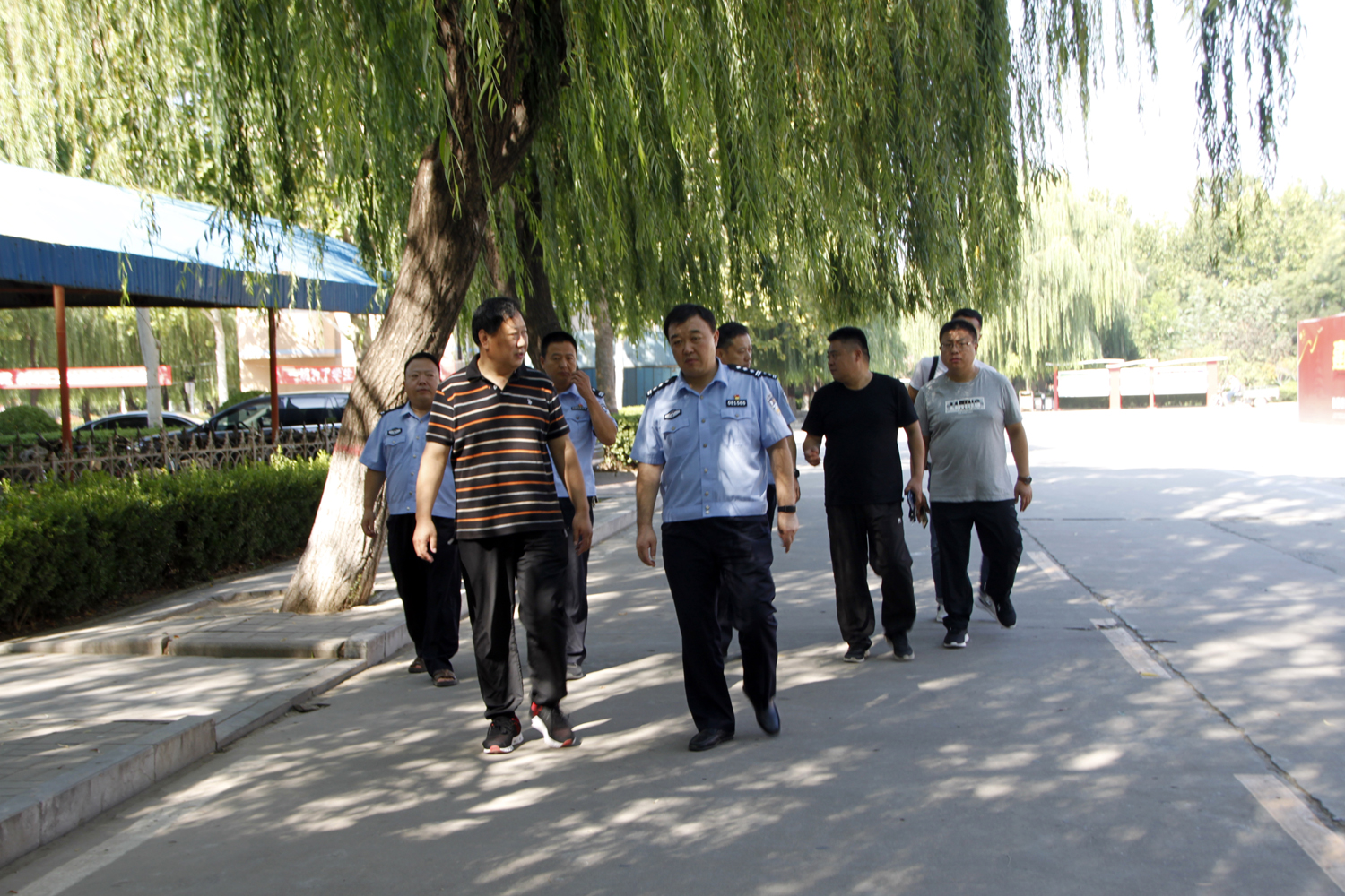 禹城市副市长、公安局局长李壮志来学院指导安全工作(图文)