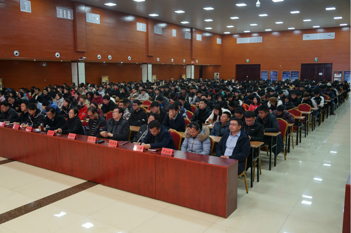 德州市委讲师团团长多建民来院宣讲党的十九届四中全会精神